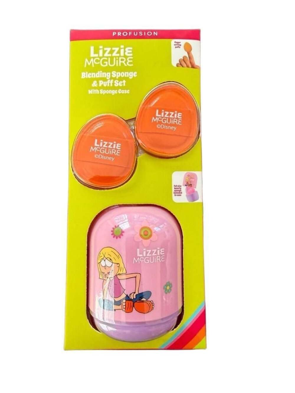 Profusion Cosmetics Lizzie McGuire Totally Together Blending Sponge & Puff Set